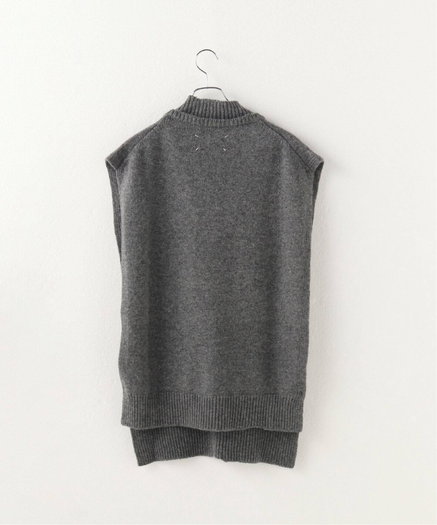 MAISON MARGIELA / メゾン マルジェラ】TABARDO STOLE KNIT VEST 