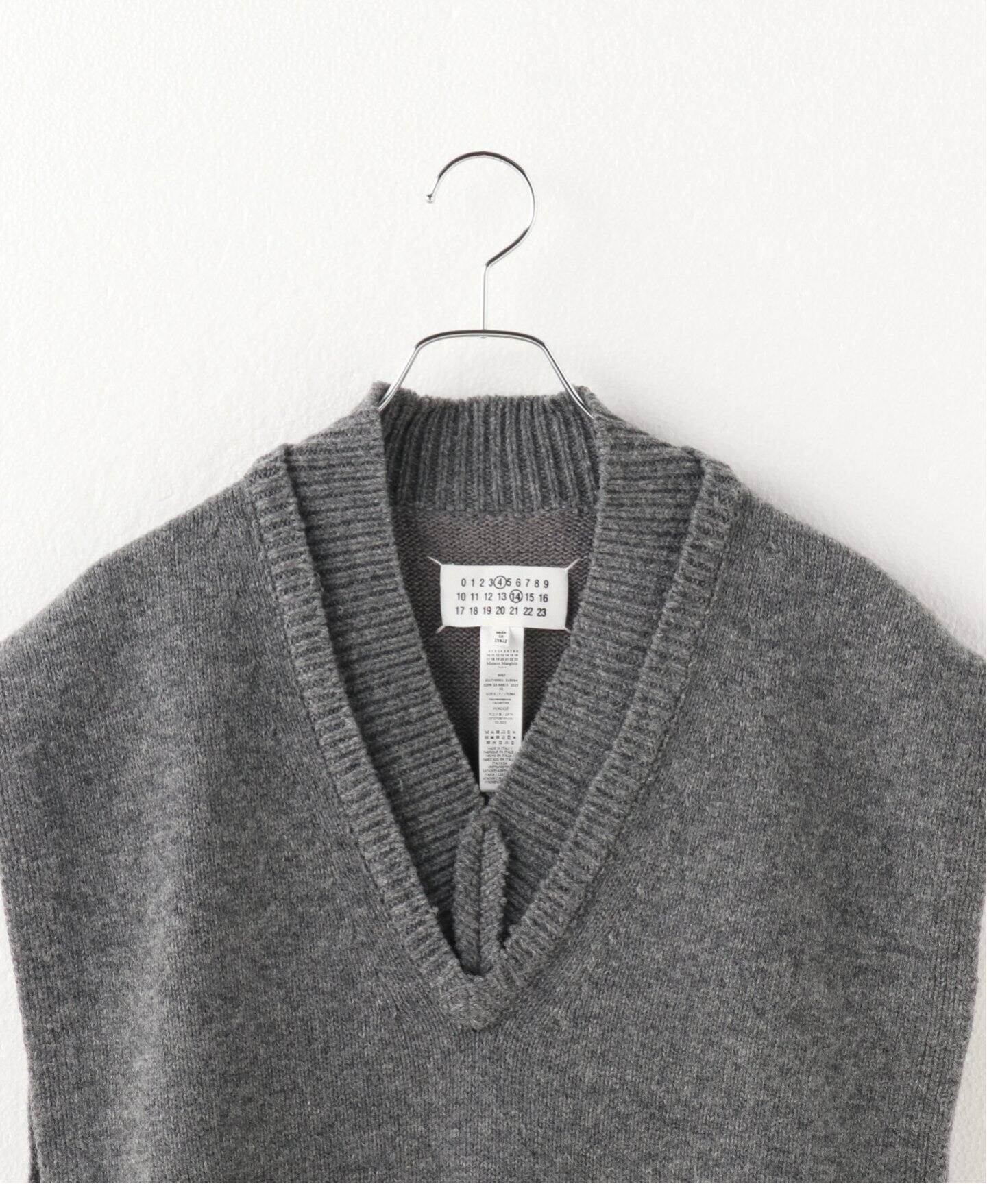 MAISON MARGIELA / メゾン マルジェラ】TABARDO STOLE KNIT VEST 