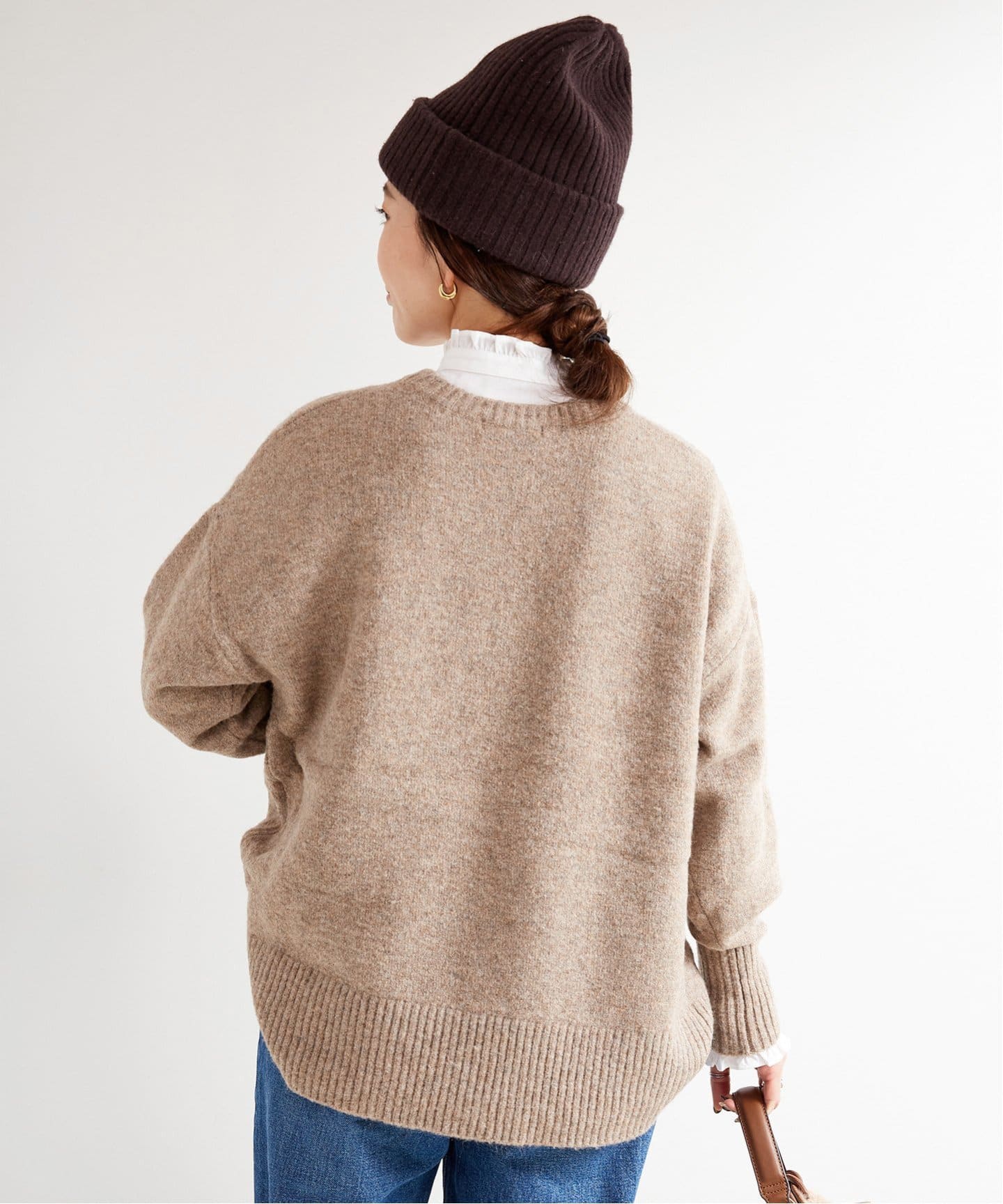 追加》FOXMIXクルーネックプルオーバー（ニット／セーター）｜B.C