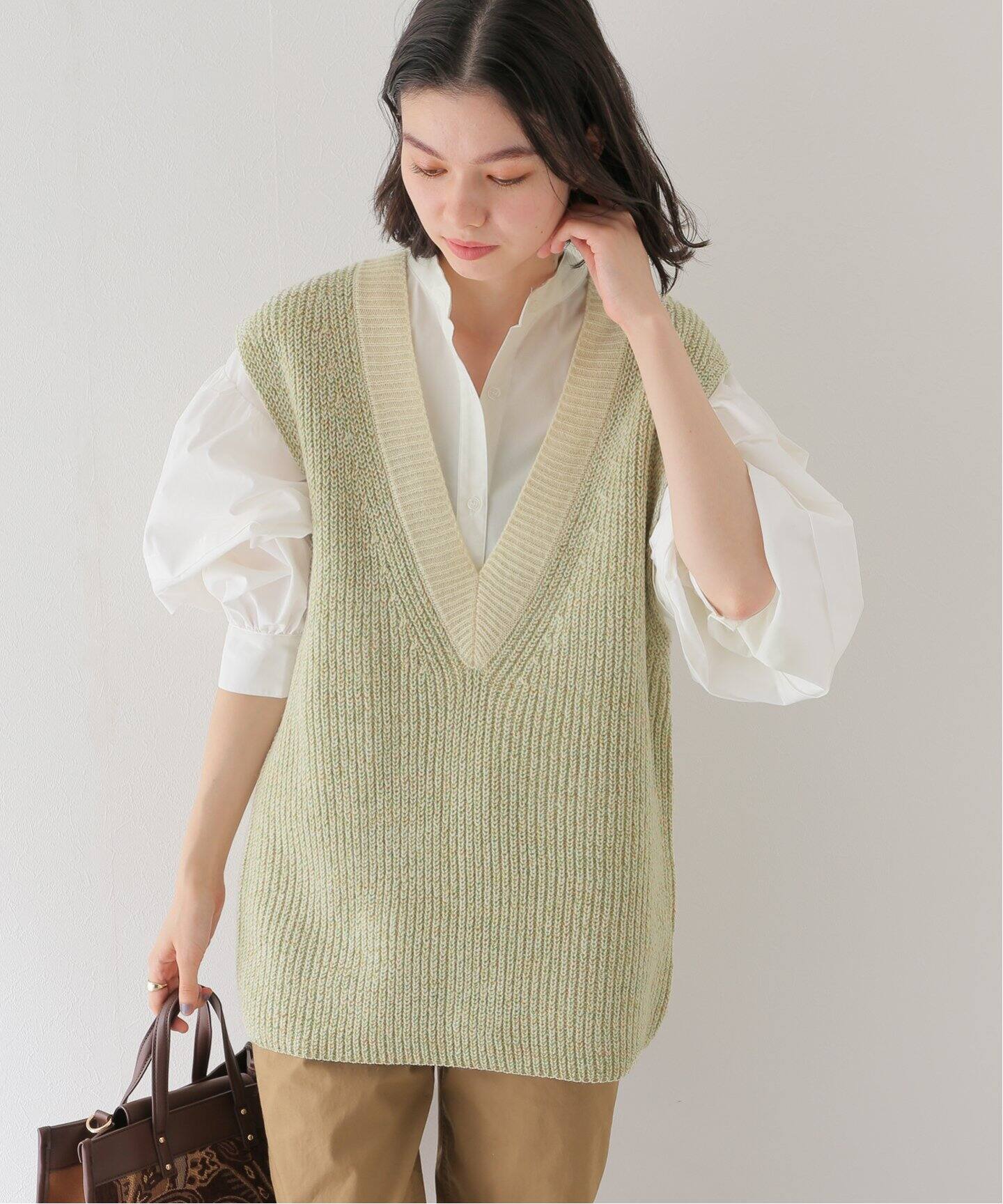 フレンチウール混ベスト（ベスト）｜B.C STOCK（ベーセーストック）の  