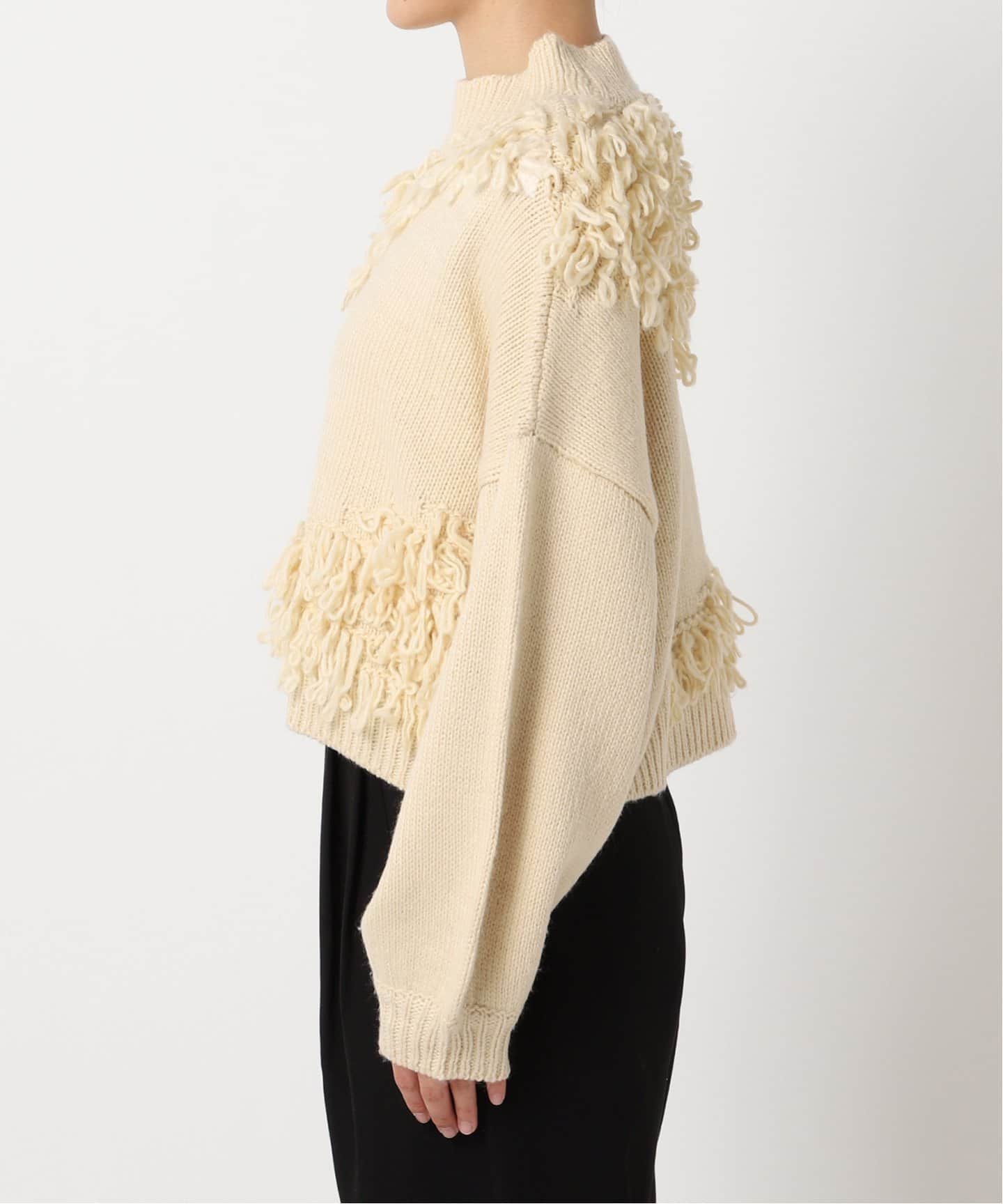 COMMRE / コムル】ループニットプルオーバー（ニット／セーター