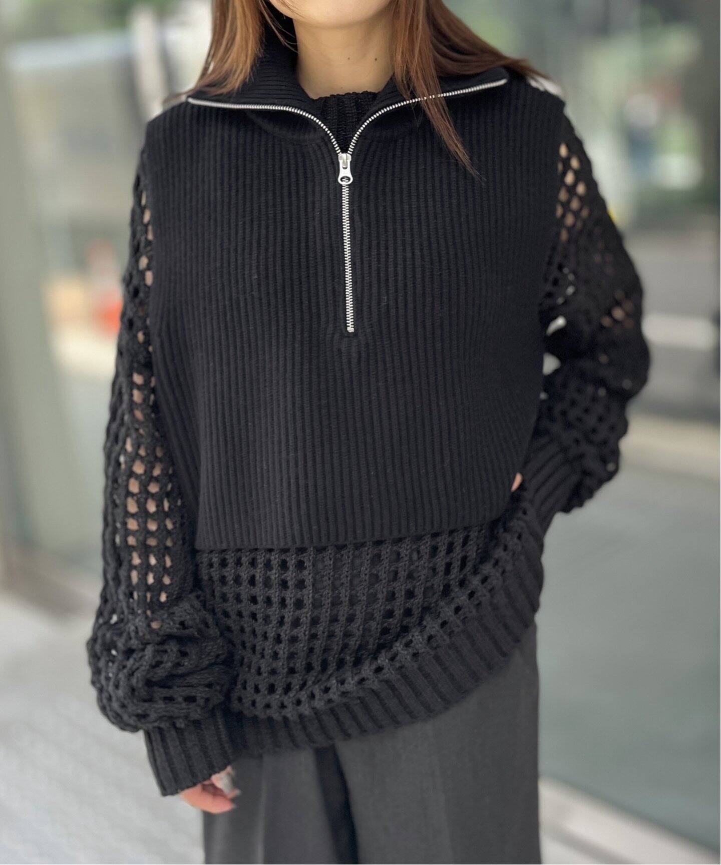 Todayful ハーフジップニットベスト 【公式通販】 todayful ハーフジップニットベスト TODAYFUL ハーフジップニット TODAYFUL ハーフジップ　ニット