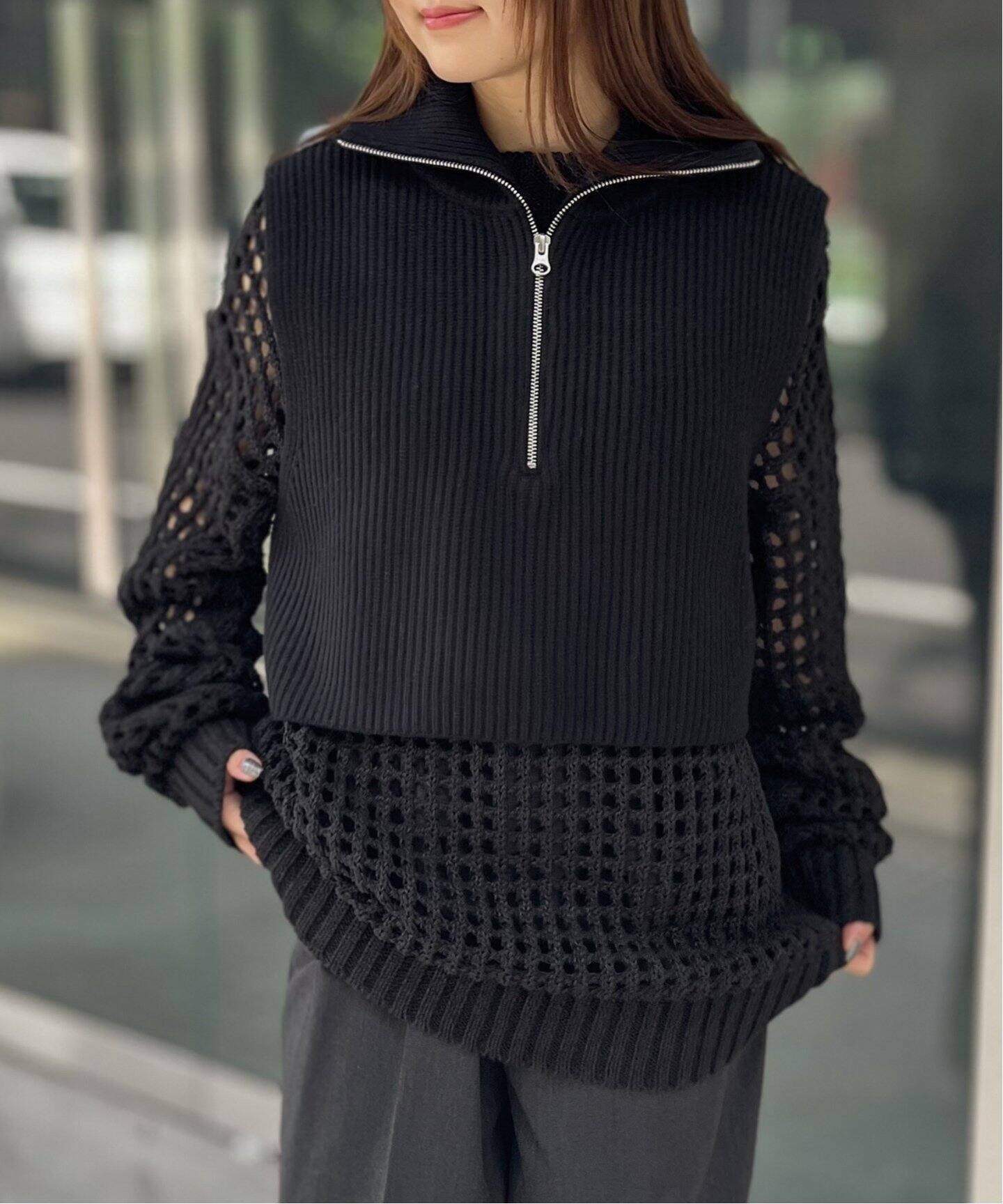 TODAYFUL / トゥデイフル】Halfzip Knit Vest（ベスト）｜JOINT WORKS 