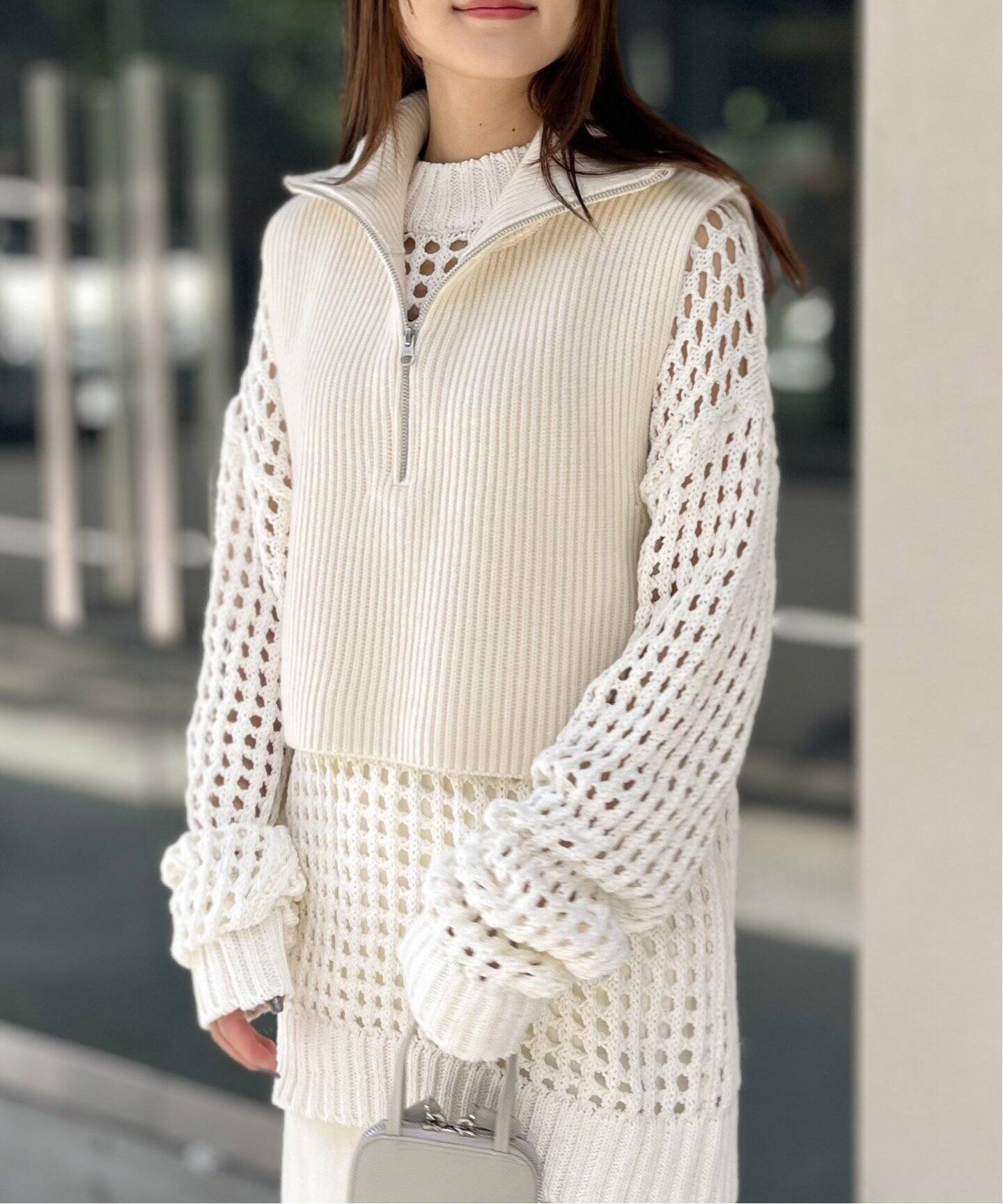 TODAYFUL / トゥデイフル】Halfzip Knit Vest（ベスト）｜JOINT WORKS 