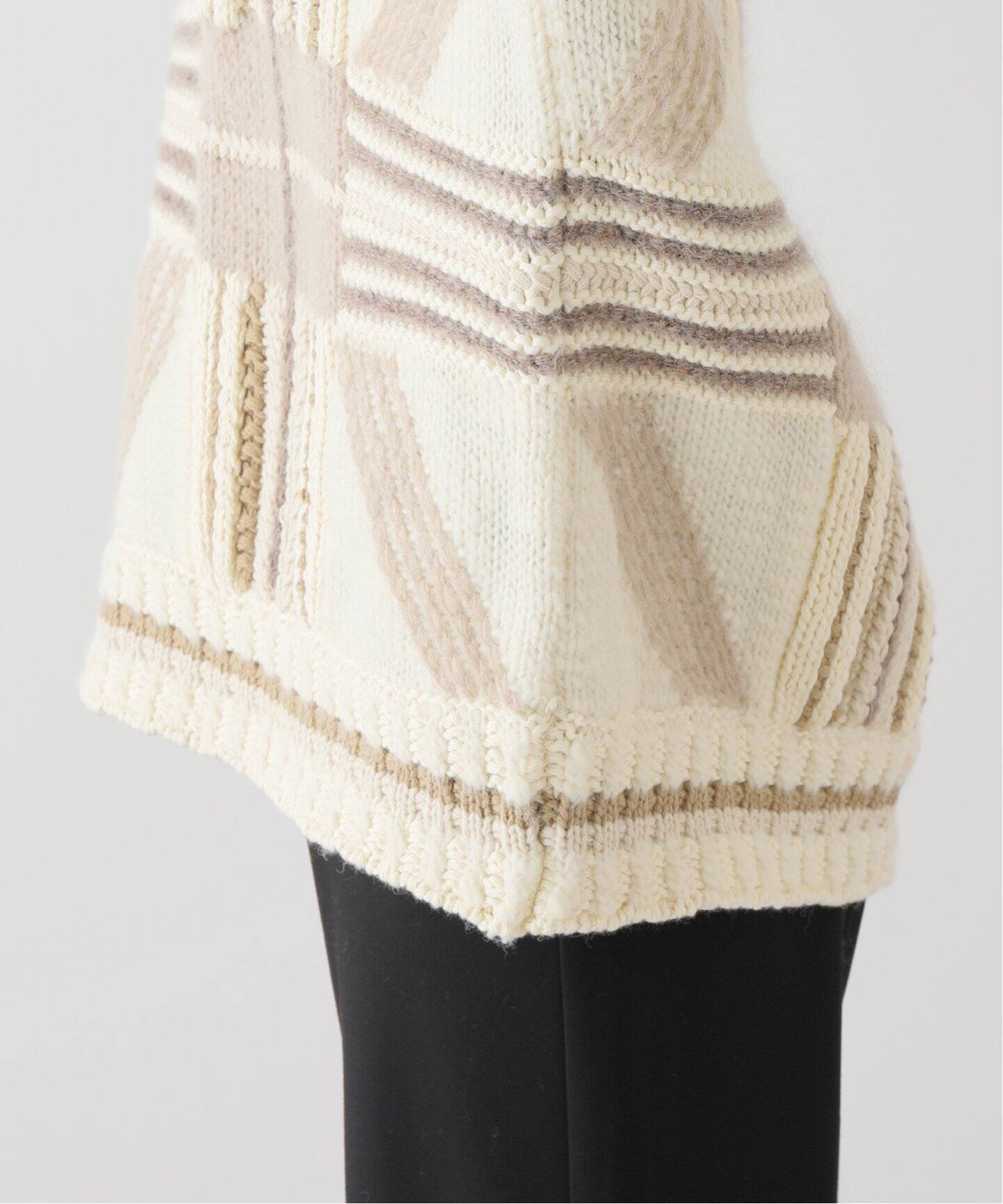 TODAYFUL / トゥデイフル】Geometric Hand Knit（ニット／セーター 