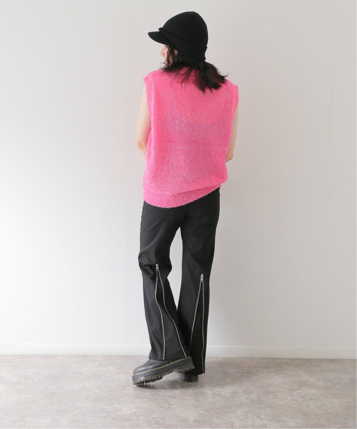 NOMA t.d./ノーマティーディー】Nylon Knit Vest（ベスト 