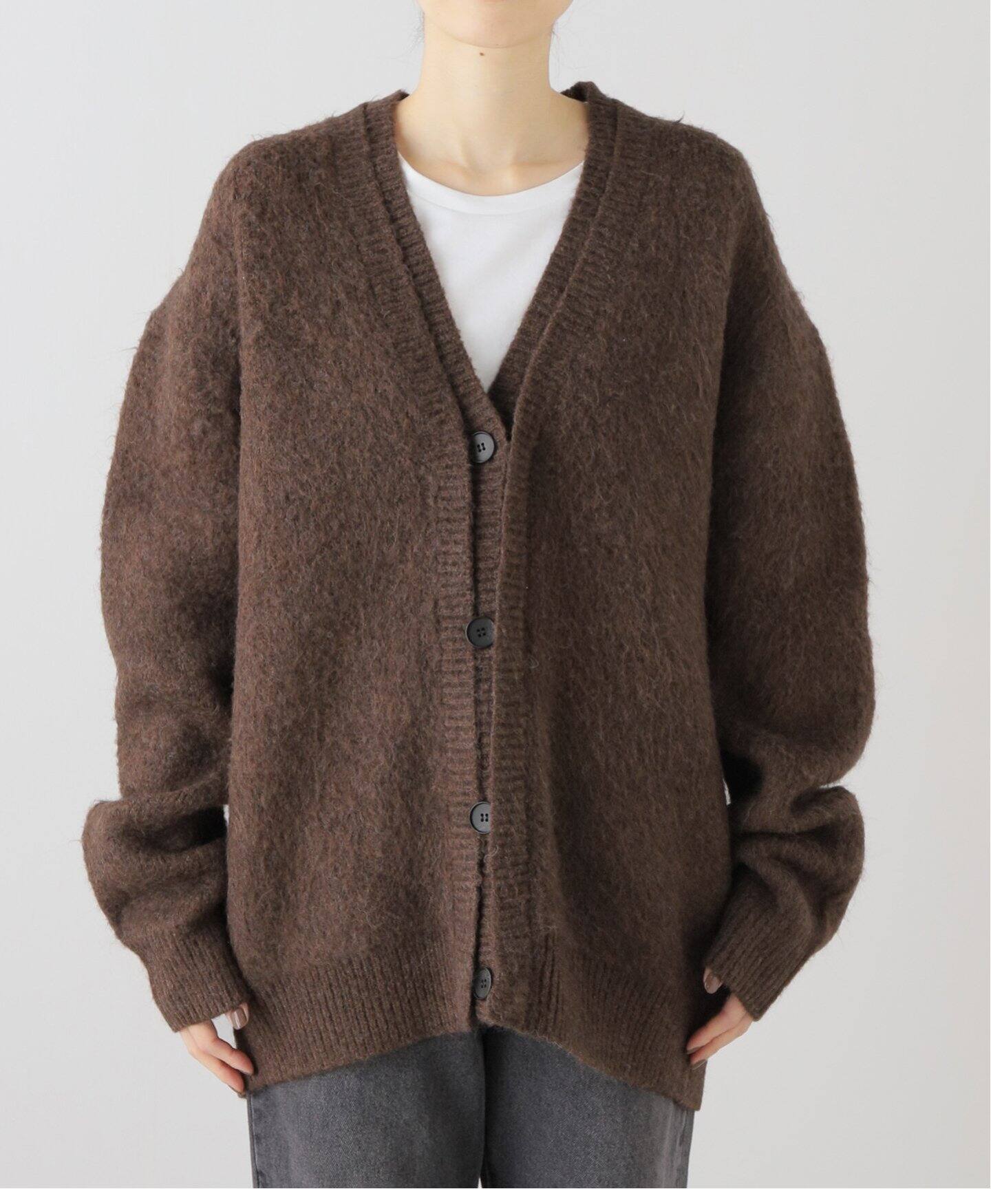 TODAYFUL / トゥデイフル】Brashed Vneck Cardigan（カーディガン  