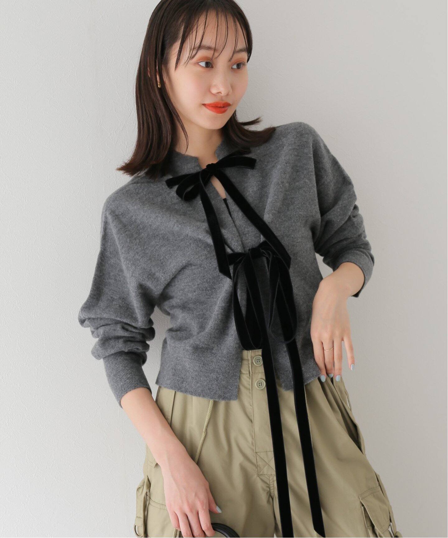 RHODOLIRION/ロドリリオン】Boiled Wool Knit Cardigan（カーディガン 