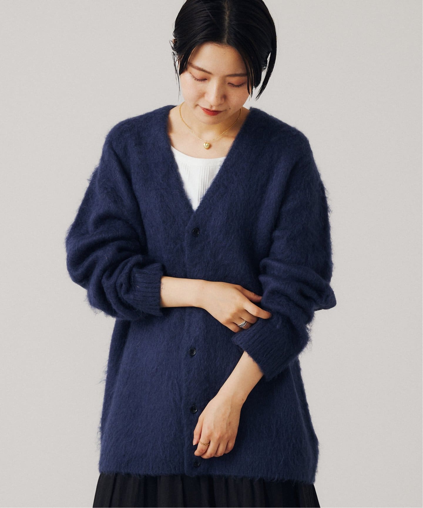 CRH モヘヤMIX カラーカーディガン（カーディガン）｜B.C STOCK