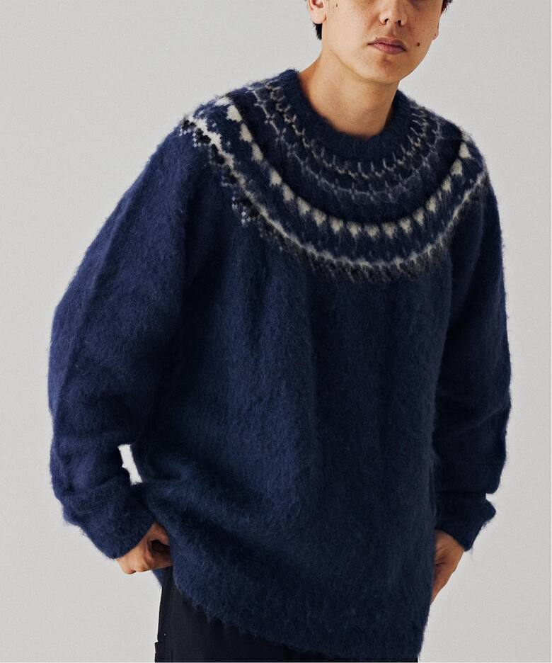 CENTRIPETAL プルオーバーモヘアニット（ニット／セーター）｜B.C  