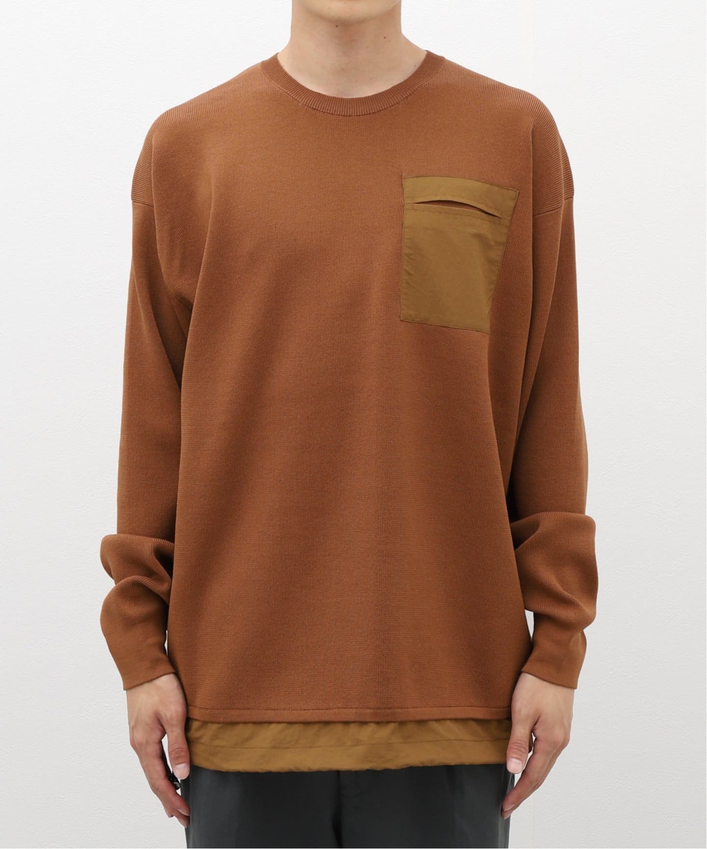 NEEDLE SPINDLE クルーネックニット（ニット／セーター）｜B.C STOCK