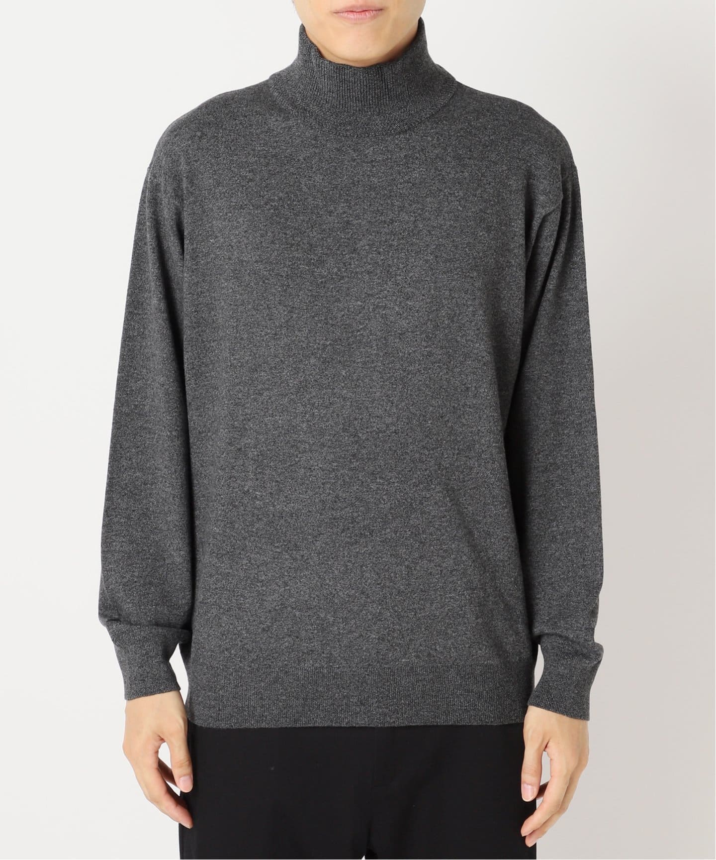 ハイゲージモックタートルネックニット（ニット／セーター）｜B.C