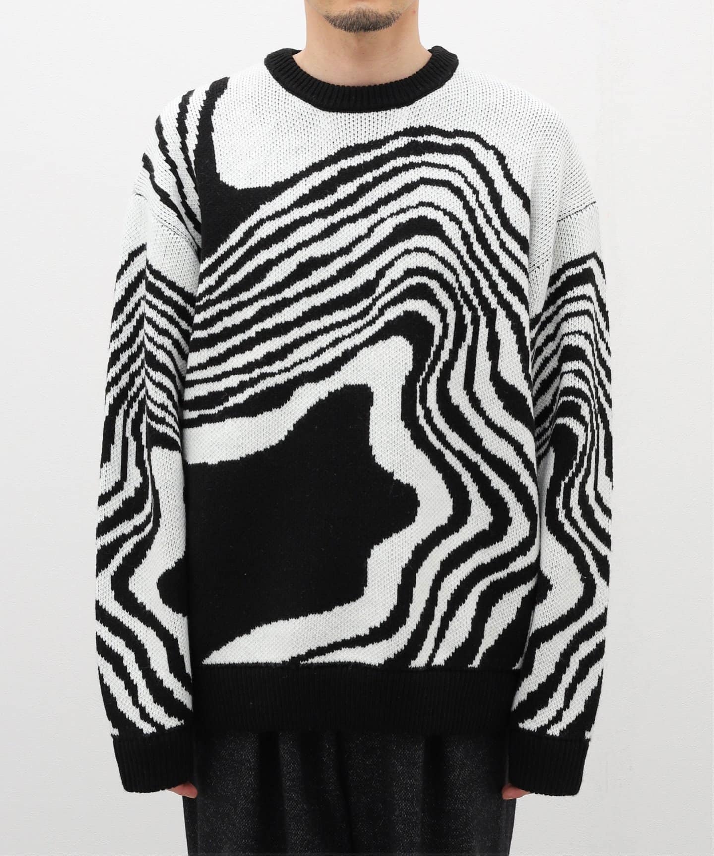 ワームホール セーター（ニット／セーター）｜B.C STOCK（ベーセー