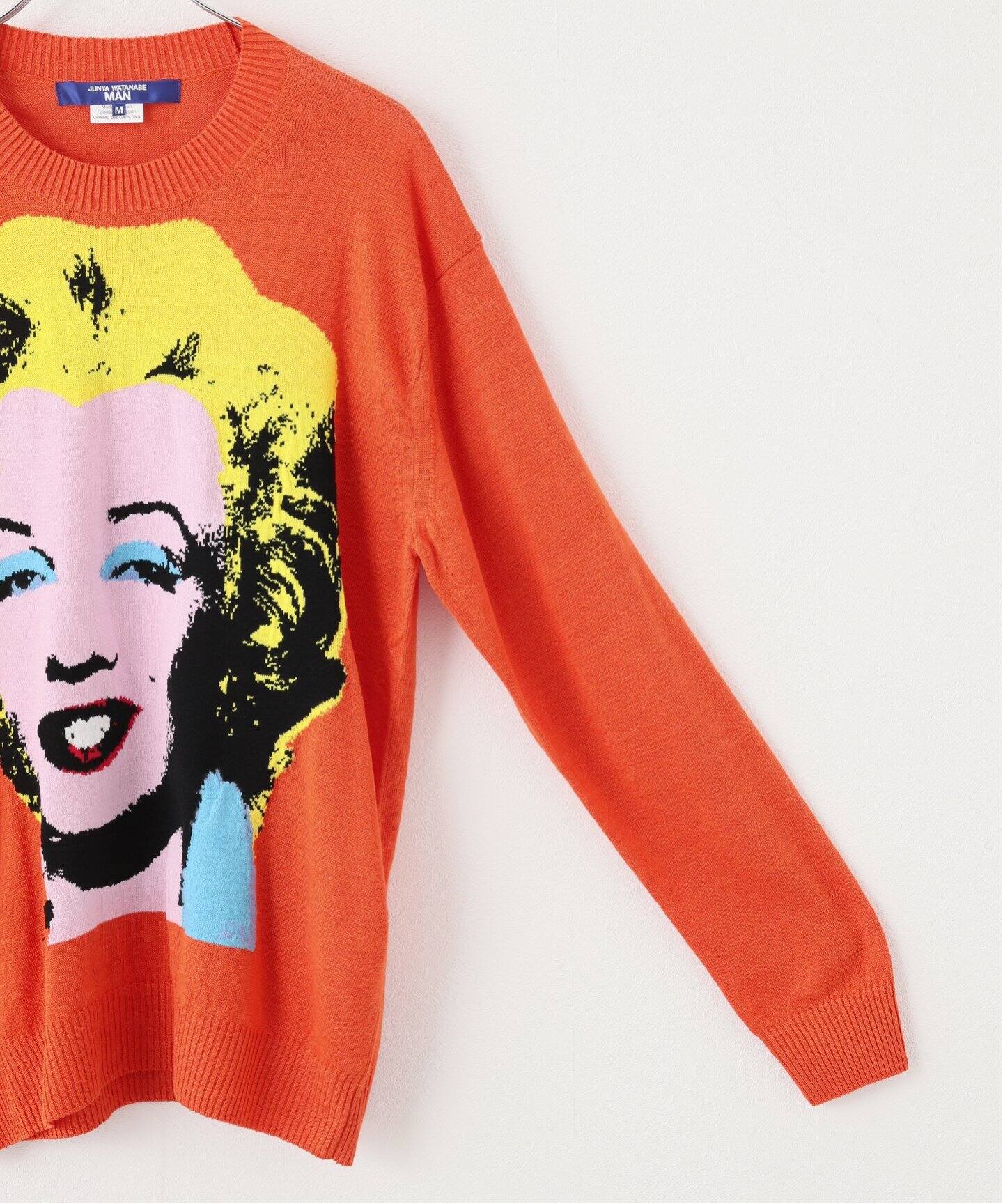 JUNYA WATANABE MAN 直し ニット・セーター M オレンジx赤等 【古着  