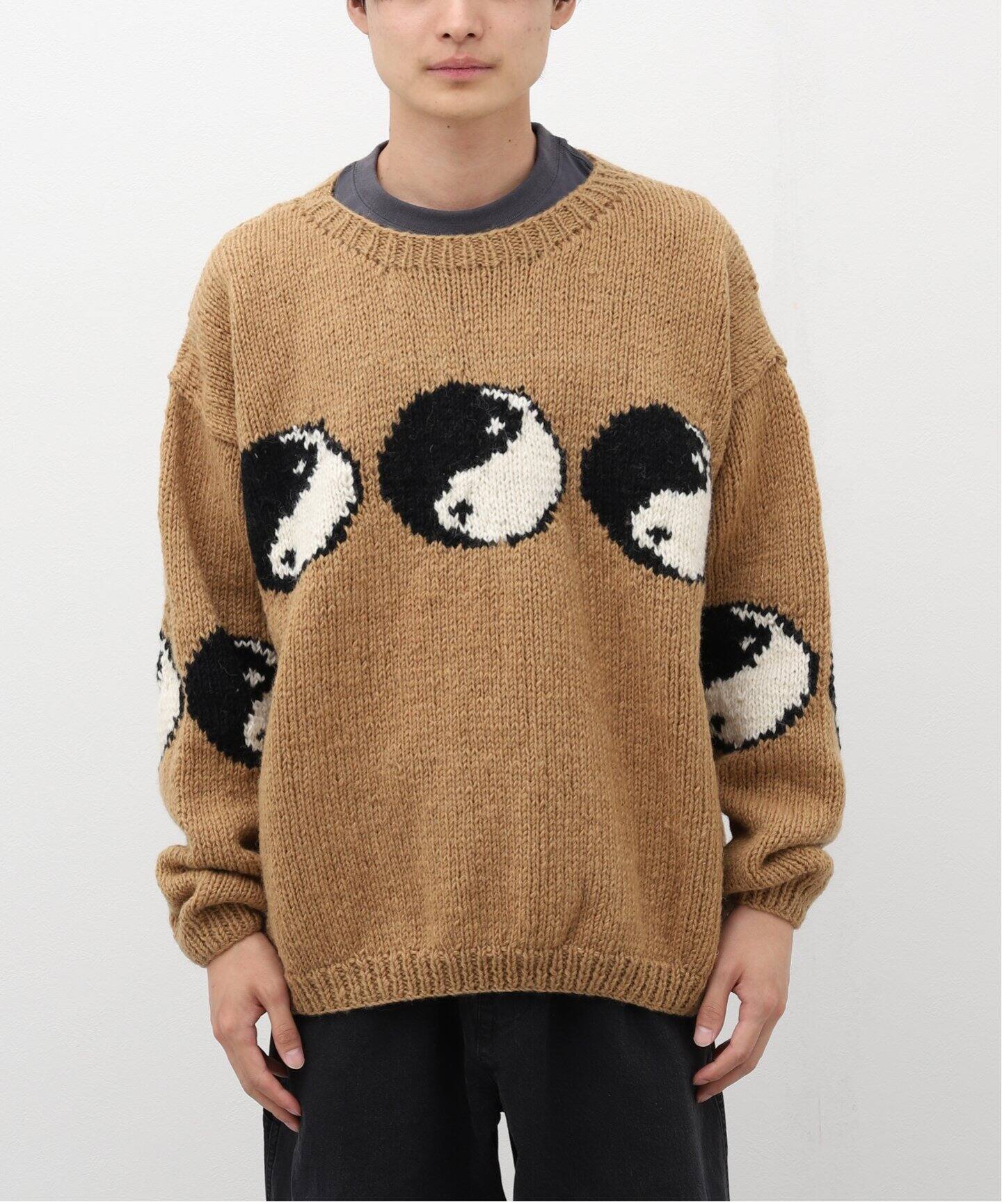 MacMahon Knitting Mills 】Crew Neck Knit-Line YinYan（ニット 