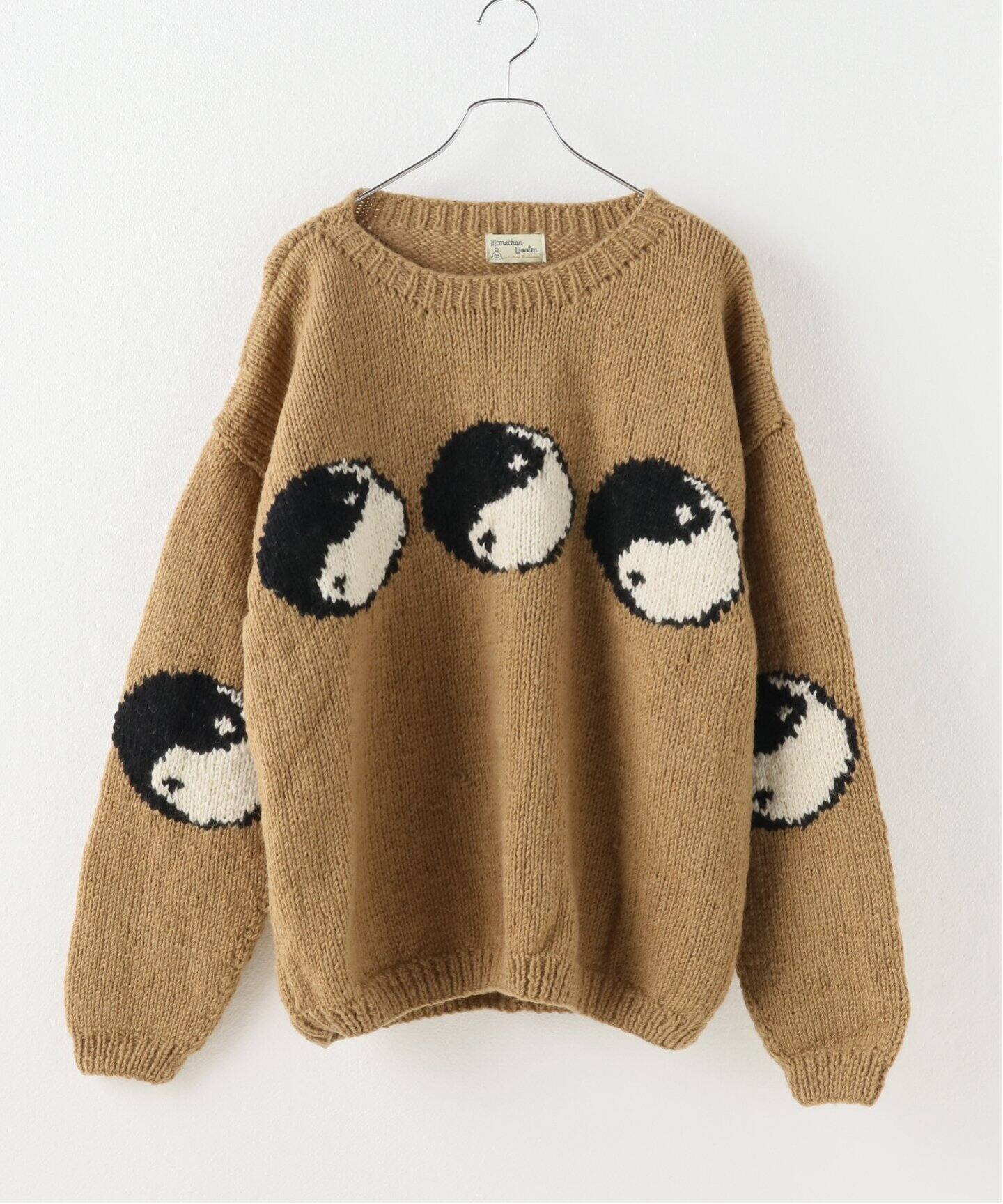 MacMahon Knitting Mills 】Crew Neck Knit-Line YinYan（ニット 