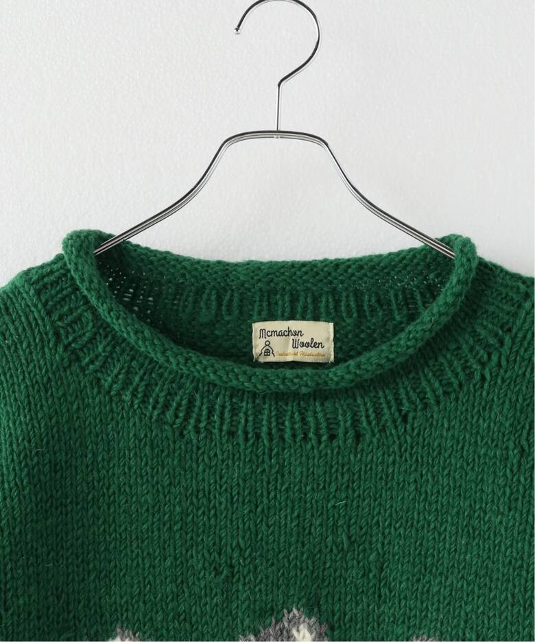 【MacMahon Knitting Mills / マクマホンニッティングミルズ】 Roll Neck KnitFlower（ニット