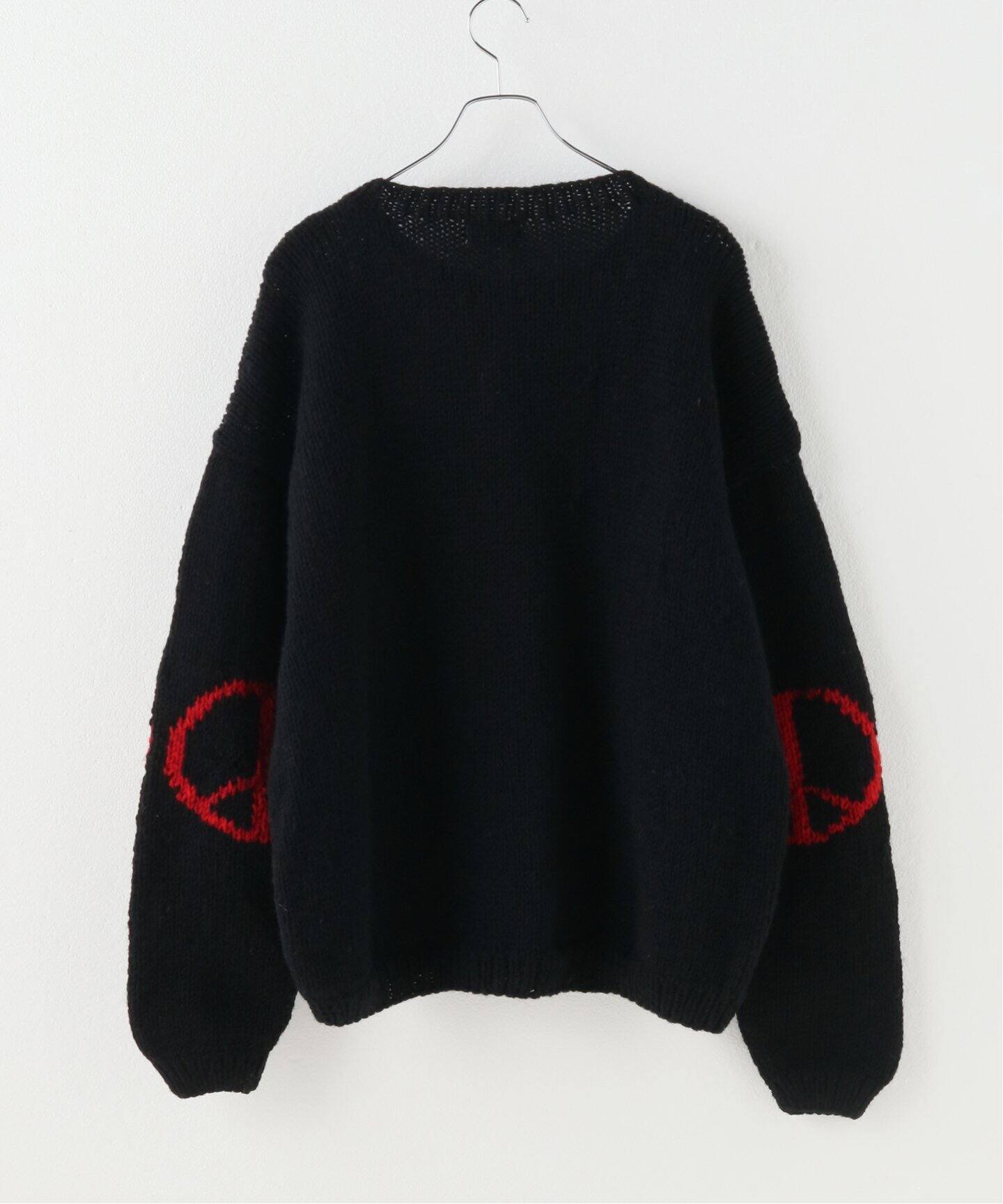 MacMahon Knitting Mills 】Crew Neck Knit-Line Peace（ニット 
