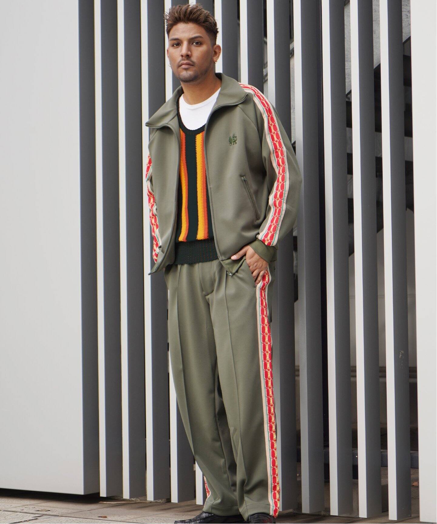 Sasquatchfabrix. / サスクワァッチファブリックス】ROOTS KNIT VEST 