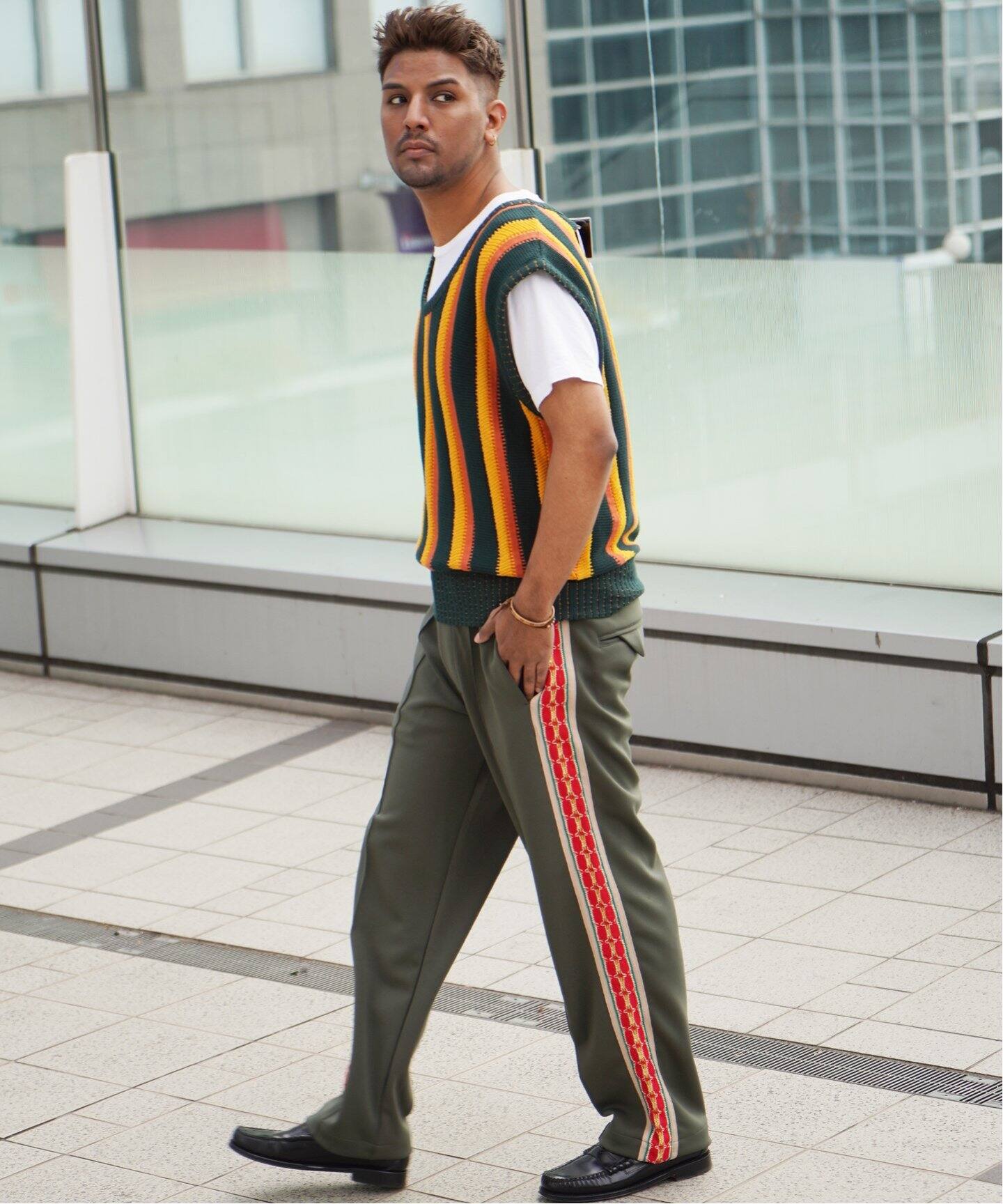 Sasquatchfabrix. / サスクワァッチファブリックス】ROOTS KNIT VEST 