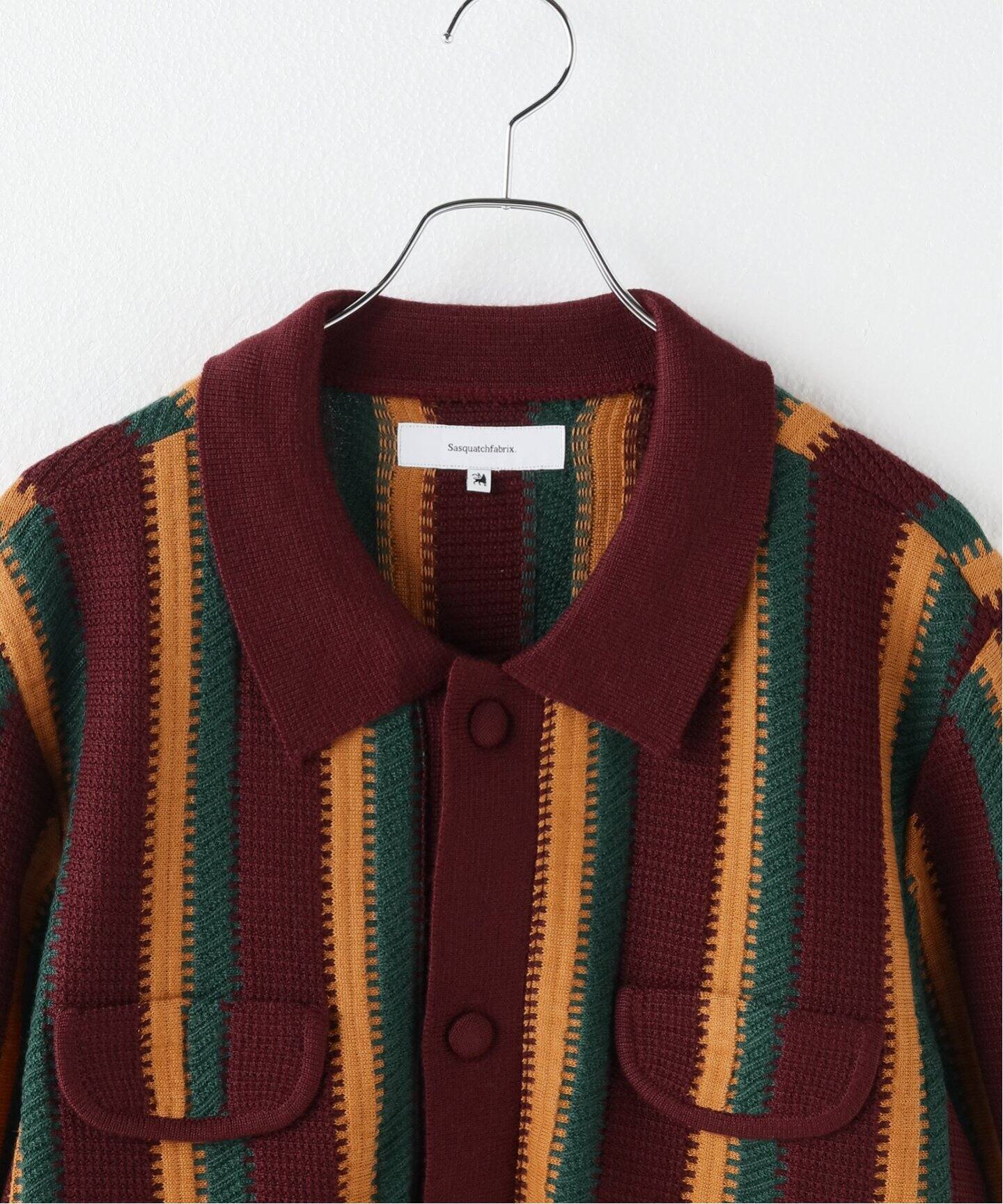 Sasquatchfabrix.サスクワッチファブリックス】 KNIT CARDIGAN RASTA 