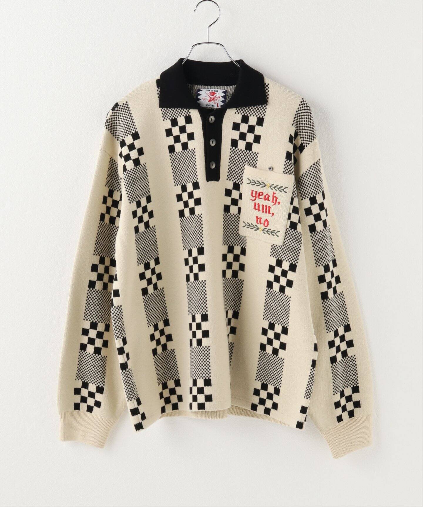 SON OF THE CHEESE / サノバチーズ】 Yeah um no Knit（ニット  