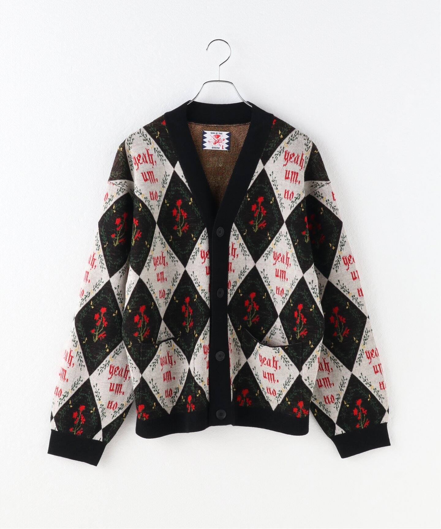 SON OF THE CHEESE / サノバチーズ】 Yeah um no Cardigan  