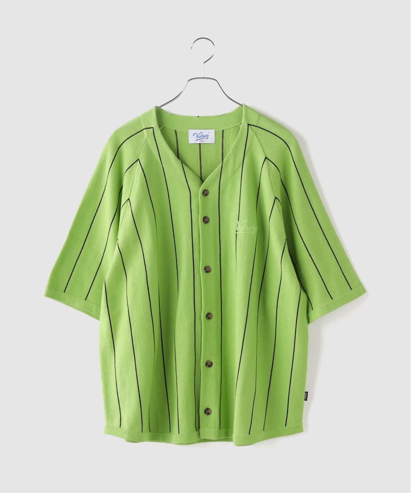 KEBOZ KNIT BASEBALL SHIRT（シャツ／ブラウス）｜B.C STOCK（ベーセー