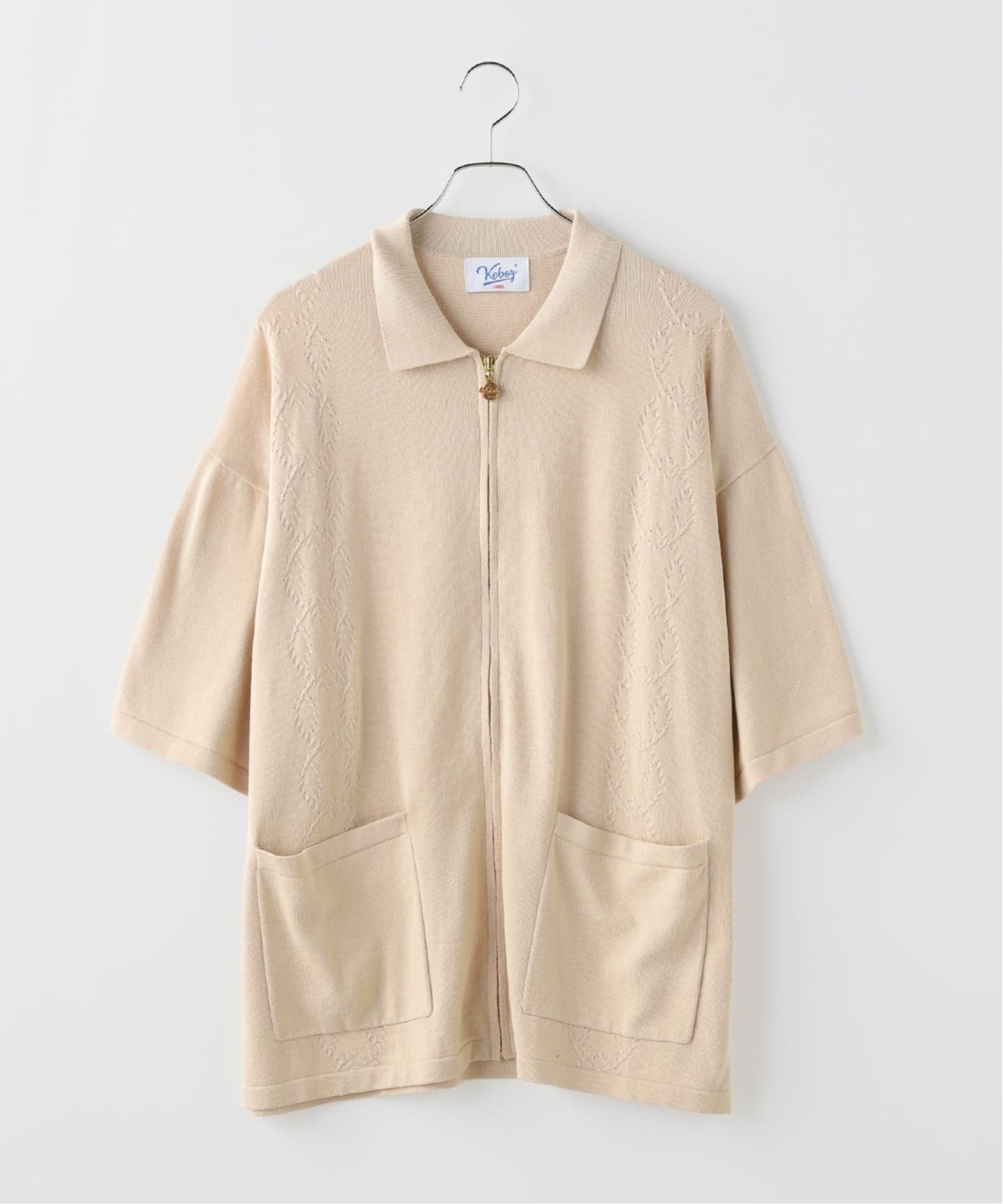 KEBOZ BALL KNIT ZIP UP SHIRT（ニット／セーター）｜B.C STOCK（ベー
