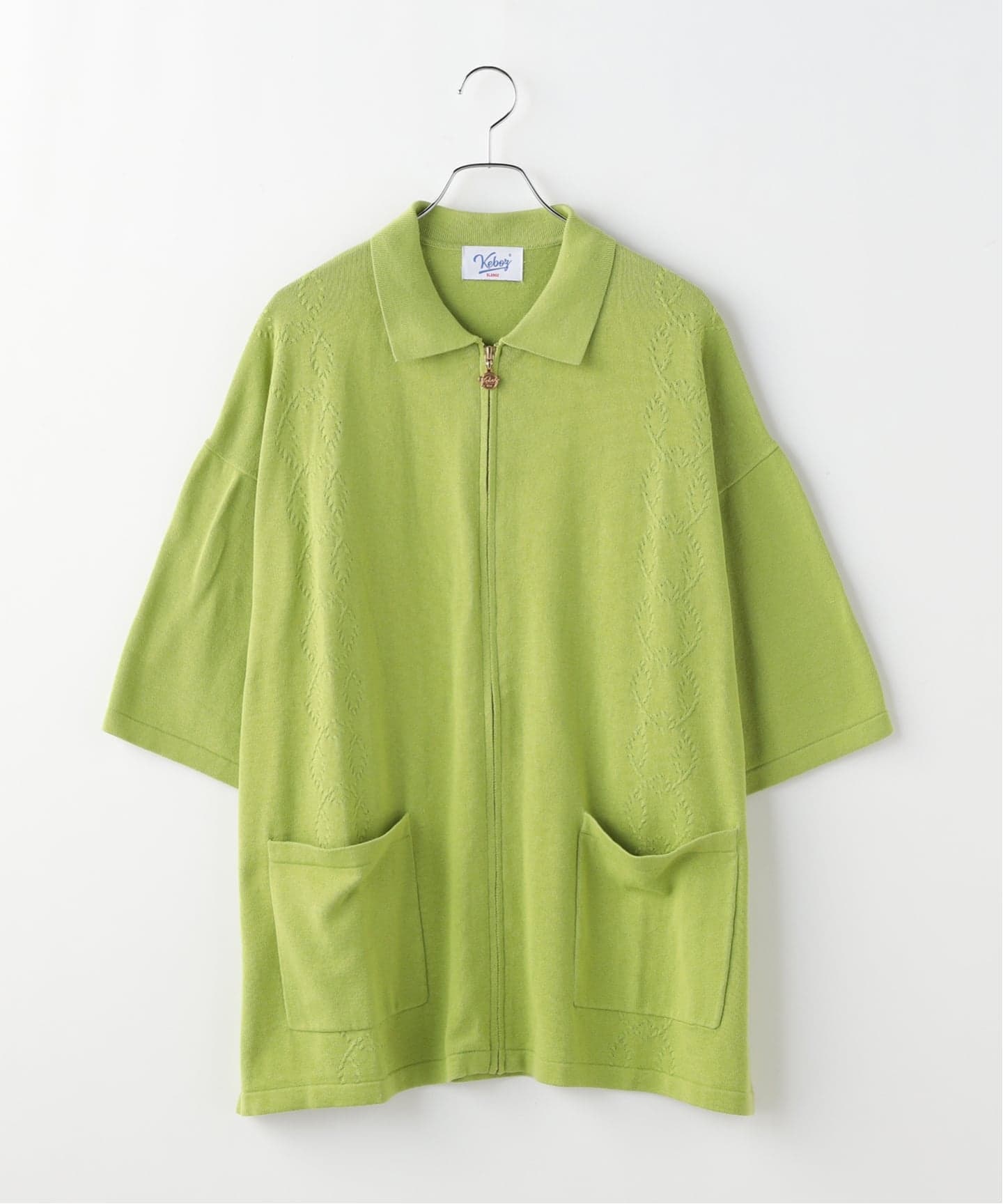 KEBOZ BALL KNIT ZIP UP SHIRT（ニット／セーター）｜B.C STOCK（ベー