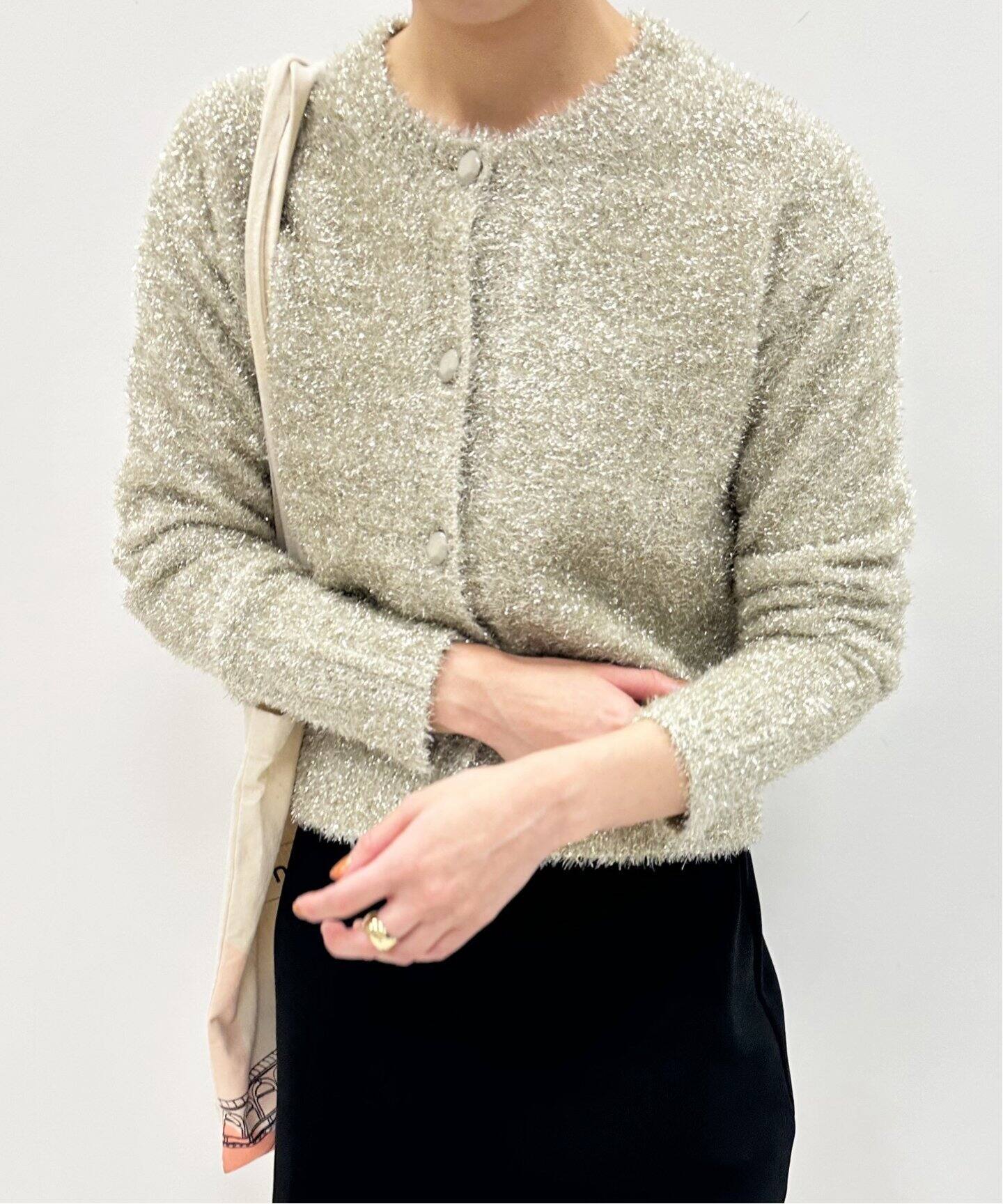 ラメカーディガン（カーディガン）｜EDIT.FOR LULU（エディット フォー  