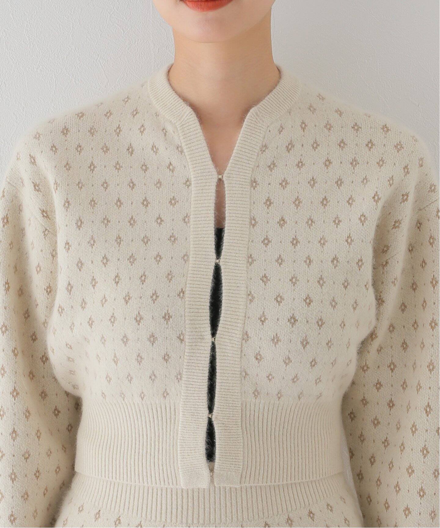 petite LULU ラメジャガードカーディガン（カーディガン）｜EDIT.FOR  