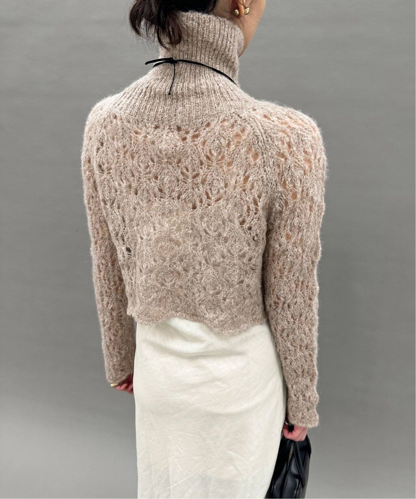 AYNI/アイニ】シアークロップドニット（ニット／セーター）｜EDIT.FOR  