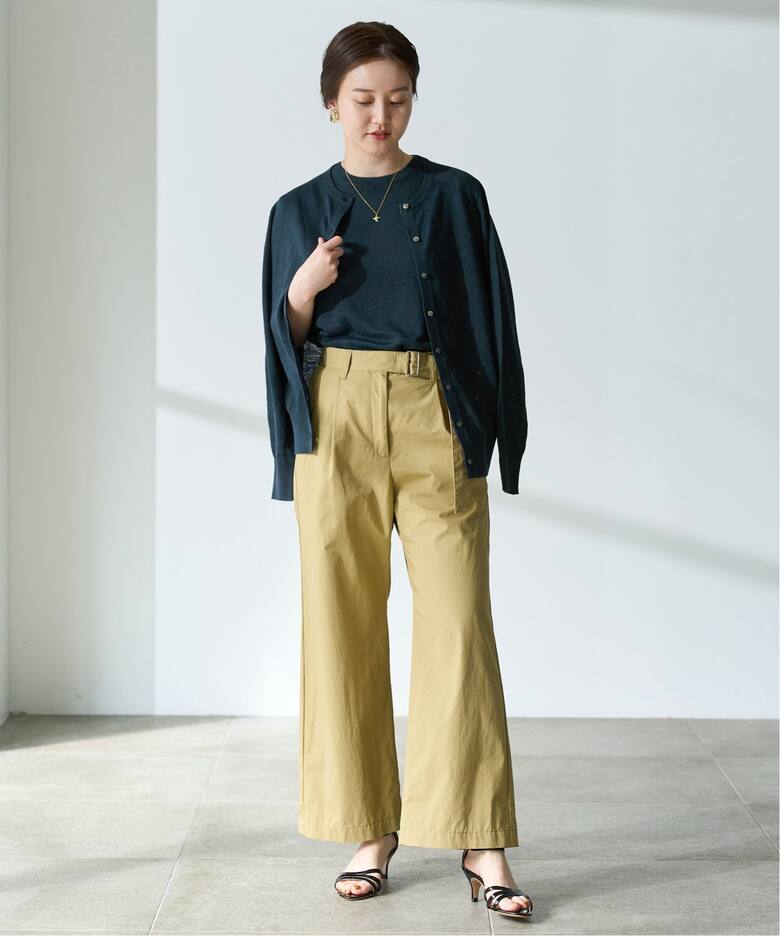 リネンクルーネックカーディガン（カーディガン）｜IENA（イエナ）の  