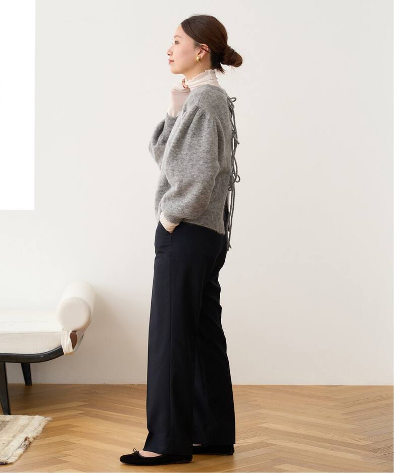 モヘヤ混天竺リボンカーディガン（カーディガン）｜IENA（イエナ）の  