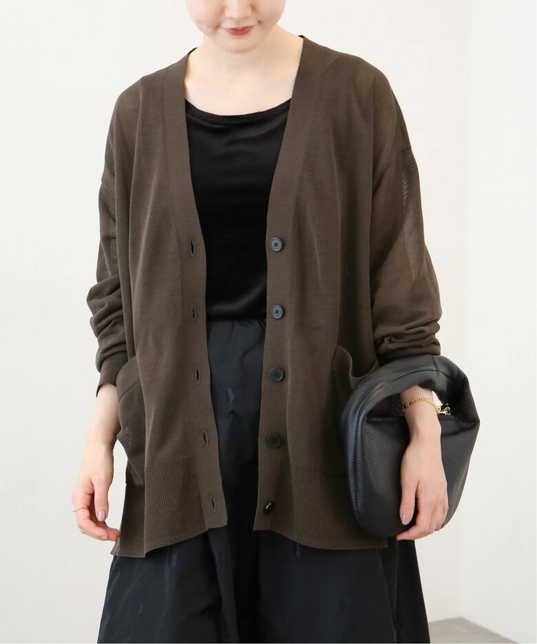 シアーVネックカーディガン（カーディガン）｜IENA（イエナ）の通販  