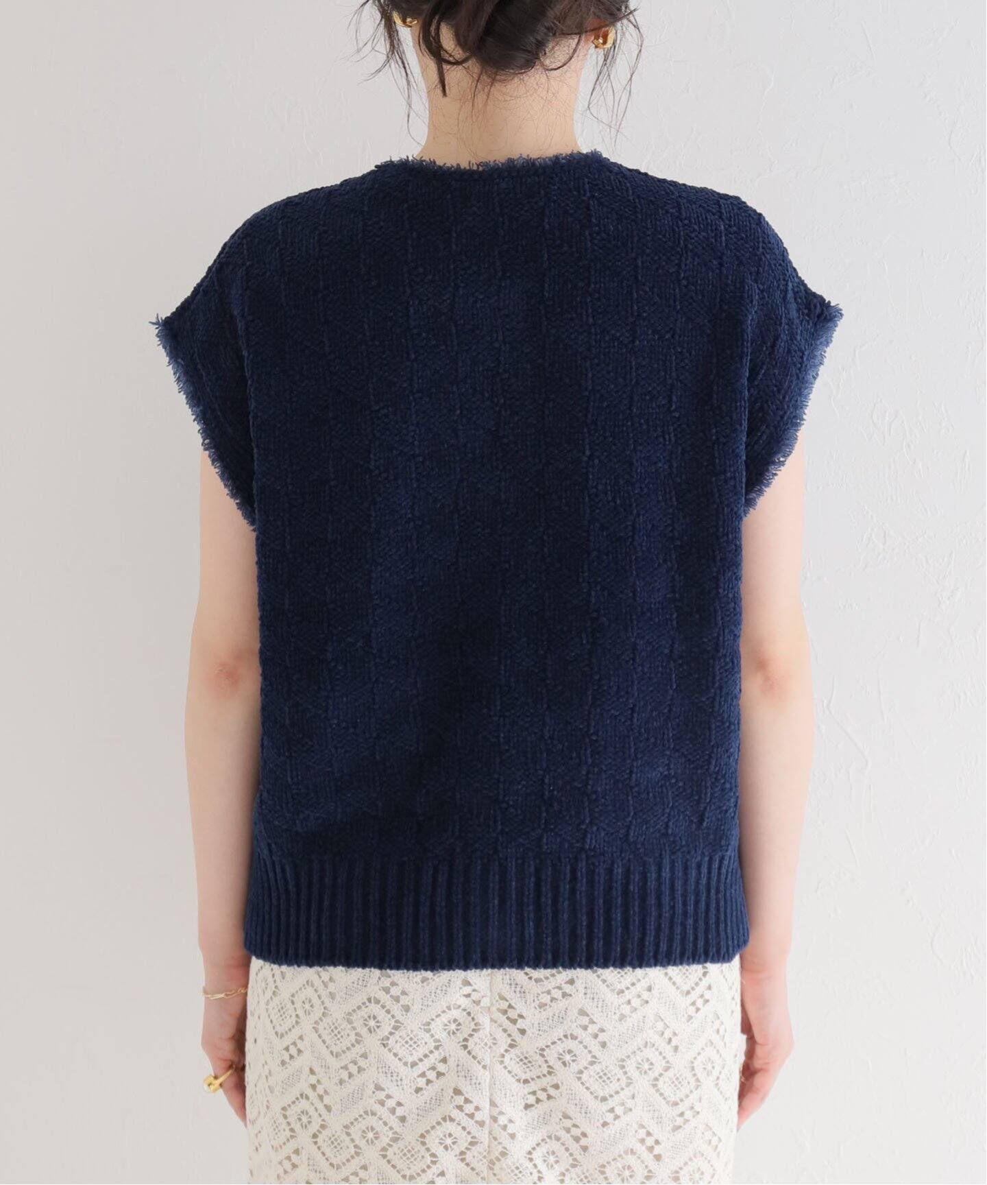 モールツイードニットベスト（ニット／セーター）｜IENA（イエナ）の