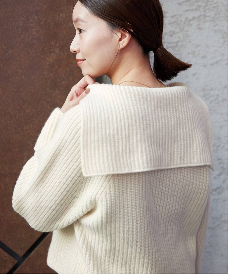セーラーカラープルオーバー（ニット／セーター）｜IENA（イエナ）の  