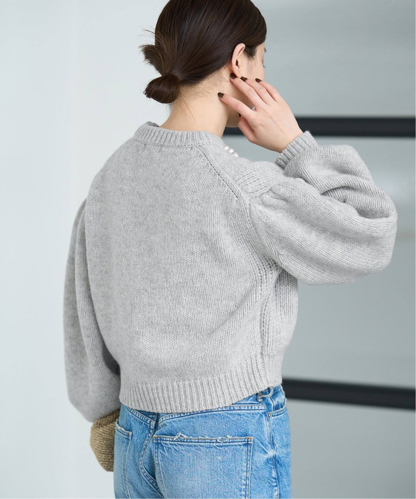 パールネックニットプルオーバー（ニット／セーター）｜IENA（イエナ  