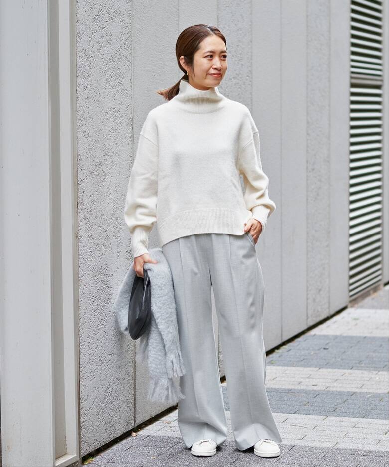 AQUAハイネックプルオーバー（ニット／セーター）｜IENA（イエナ）の  