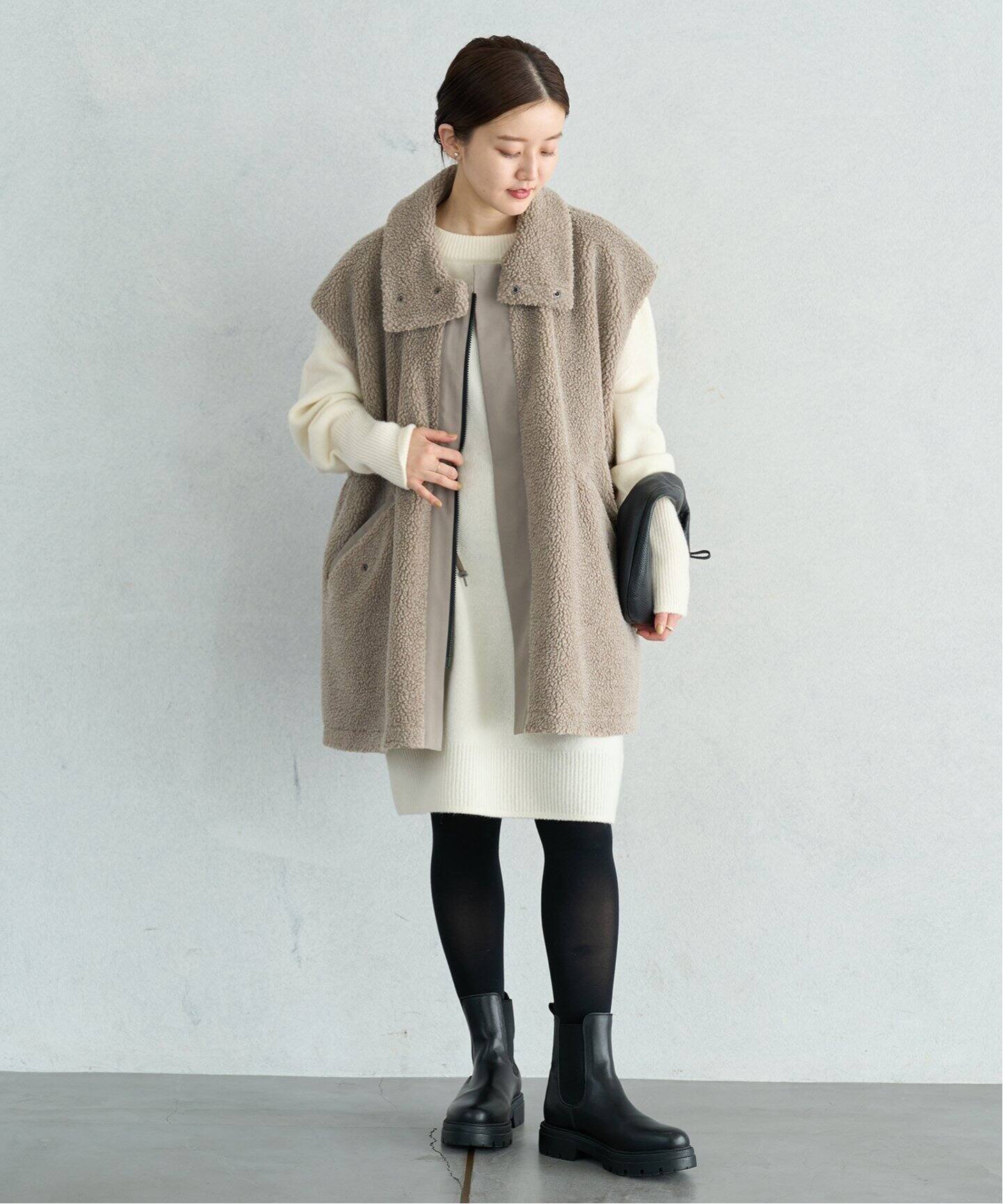 ウールカシミヤ チュニックワンピース（ワンピース）｜IENA（イエナ  