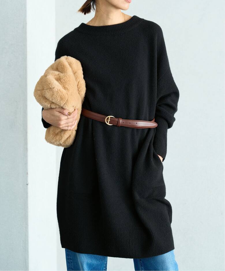 ウールカシミヤ チュニックワンピース（ワンピース）｜IENA（イエナ  