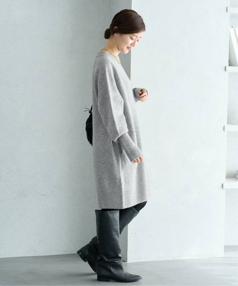 ウールカシミヤ チュニックワンピース（ワンピース）｜IENA（イエナ  