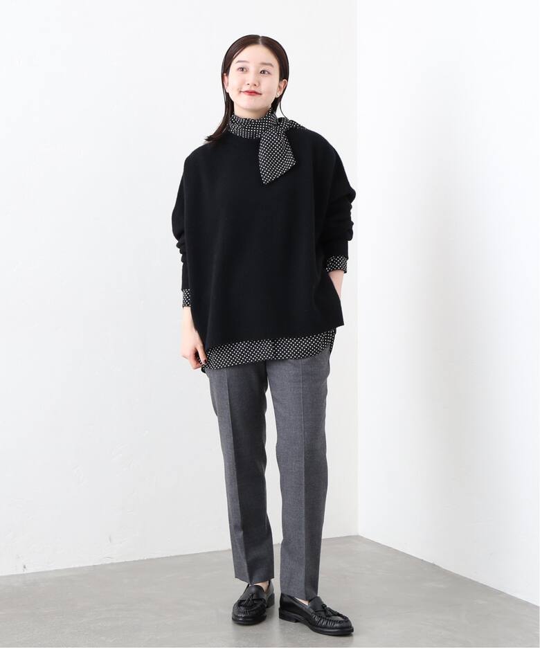 ウールカシミヤ クループルオーバー（ニット／セーター）｜IENA  