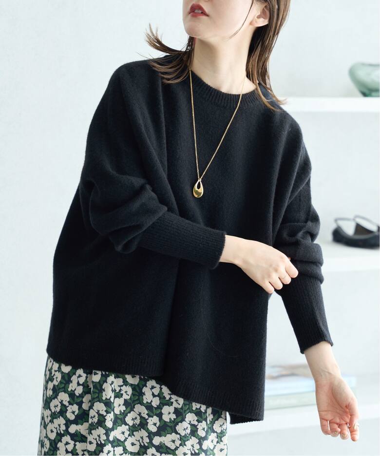 ウールカシミヤ クループルオーバー（ニット／セーター）｜IENA  