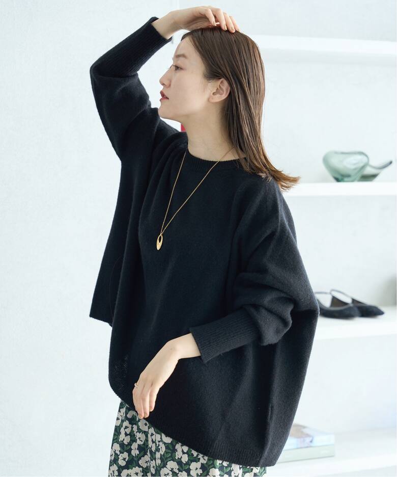 ウールカシミヤ クループルオーバー（ニット／セーター）｜IENA  