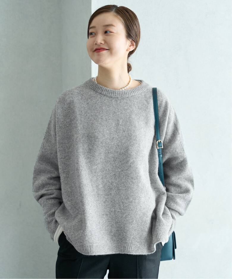 ウールカシミヤ クループルオーバー（ニット／セーター）｜IENA  