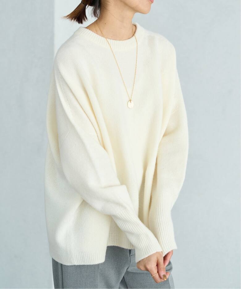 ウールカシミヤ クループルオーバー（ニット／セーター）｜IENA  