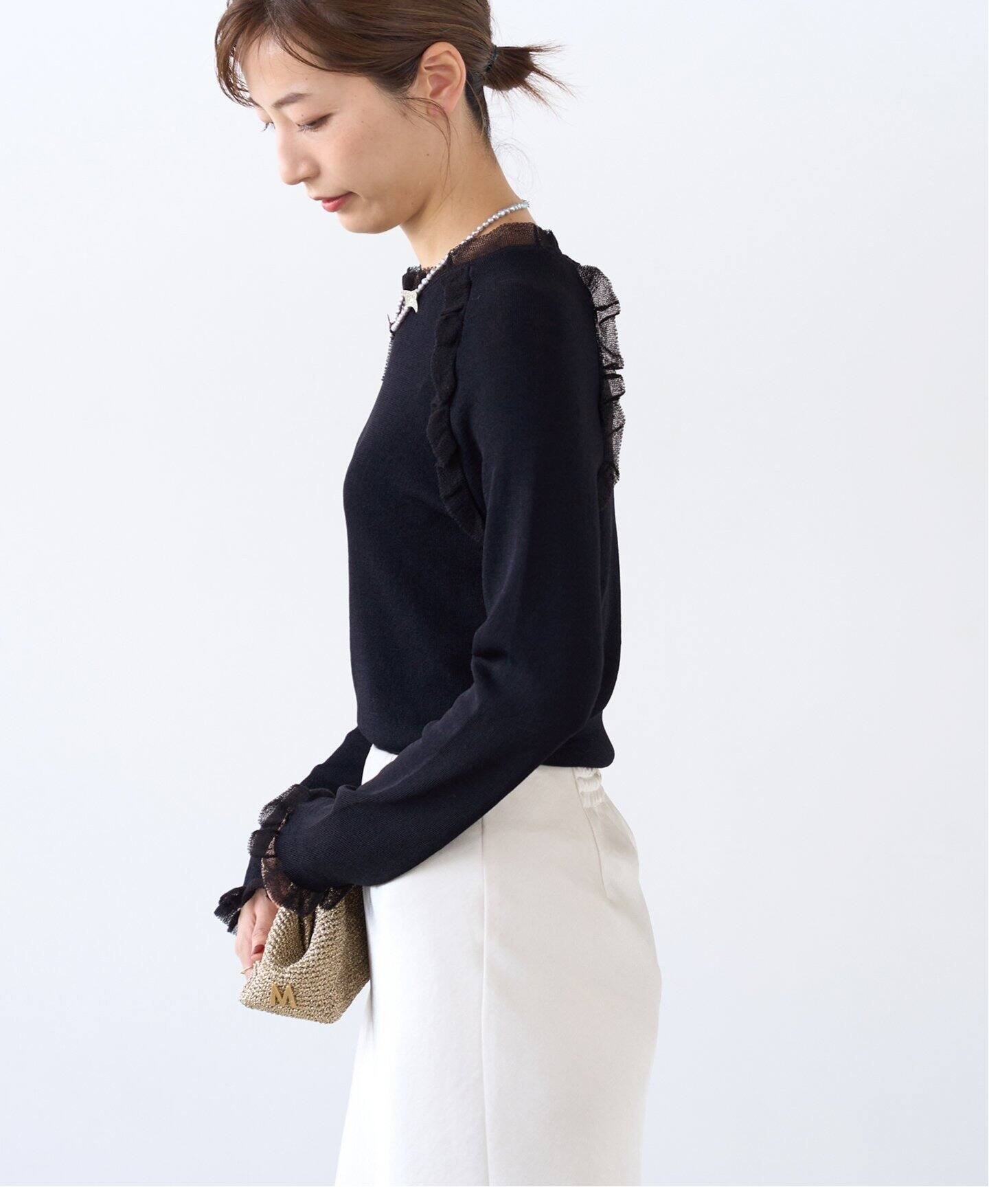 Frill Compact プルオーバー（ニット／セーター）｜IENA（イエナ）の  