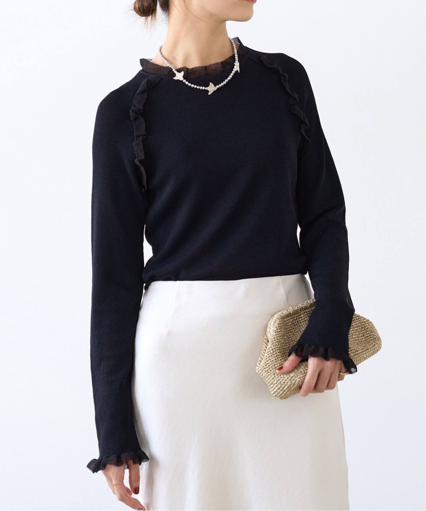 Frill Compact プルオーバー（ニット／セーター）｜IENA（イエナ）の  